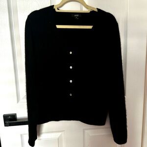 Black Cashmere Cardigan
